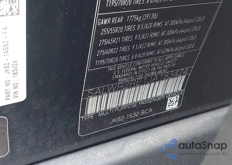 2018 Land Rover Range Rover Sport Supercharged/Supercharged Dynamic from USA, damaged, VIN SALWR2RE1JA183424